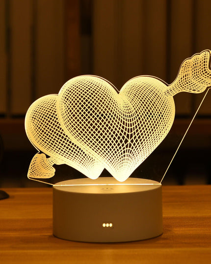 Enchanting 3D Illusion LED Night Light - Illuminate Your Space with Wonder