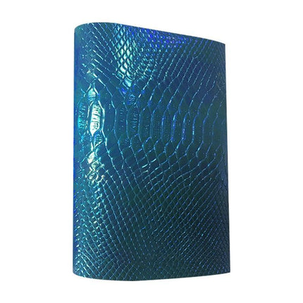 Embossed Holographic Crocodile Faux Leather Crafting Sheet - Premium DIY Material