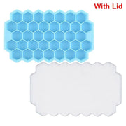Vibrant Honeycomb Silicone Ice Cube Mold - Ideal for Cocktails and Frozen Delights