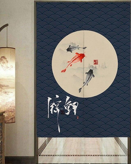 Koi Elegance Room Divider - Enhance Your Space with Japanese Flair