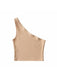 Chic One-Shoulder Summer Crop Top for Effortless Elegance