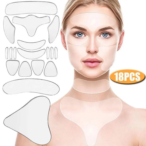 Youthful Glow Silicone Face Wrinkle Prevention Patches