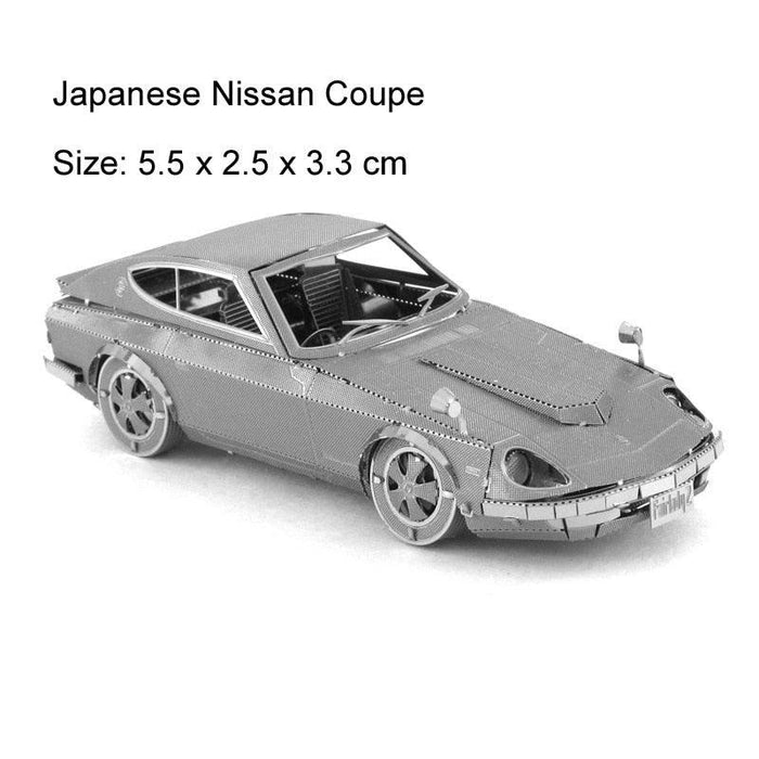 3D Metal Racing Vehicle Model Kit for Creative Teens and Adults