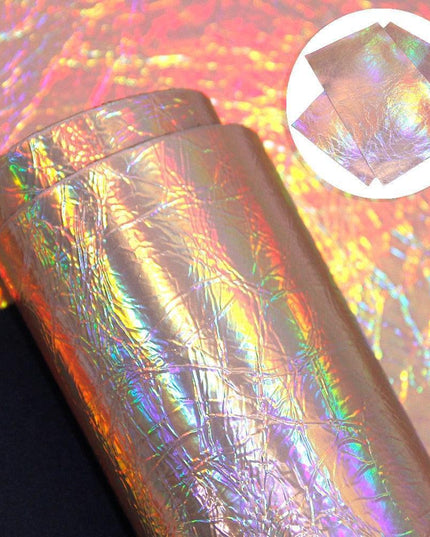 Glistening Creativity: Transform Your Projects with Burst Crack Faux Leather Sheets