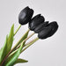5-Piece Bouquet: New Silicone Tulip Artificial Flower Real Touch
