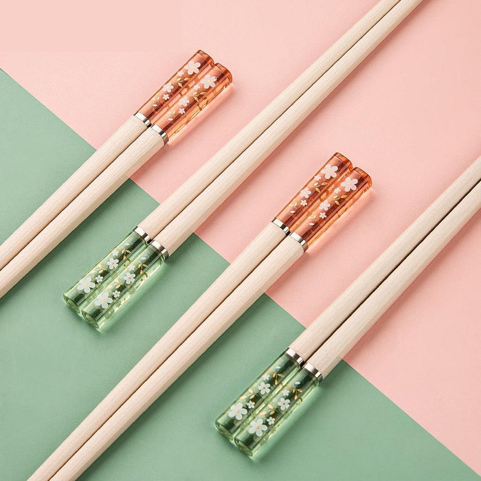Elegant Japanese Chopsticks Crafted with Heat-Resistant Alloy