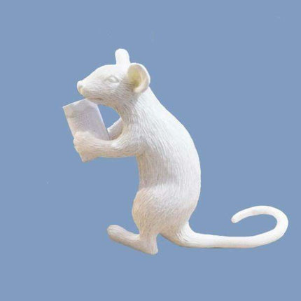 Whimsical Nordic Mouse LED Light - Artistic Home Accent