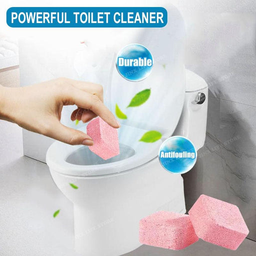 Automatic Toilet Bowl Cleaner Effervescent Tablet for Toilet Fast Remover Urine Stain Deodorant Yellow Dirt Toilet Cleaning Tool-0-Très Elite-blue-2PCS-Très Elite