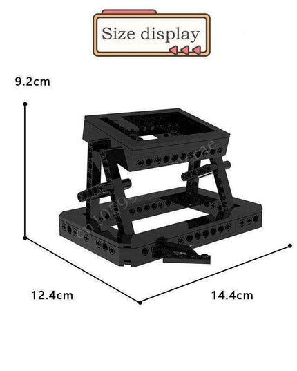 Delorean Time Machine Building Blocks Adventure Kit - 119-Piece Set