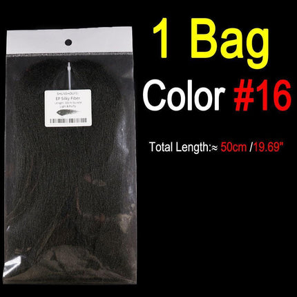 Vivid Synthetic Hair Fly Tying Material - High-Quality Fiber for Authentic Fly Designs