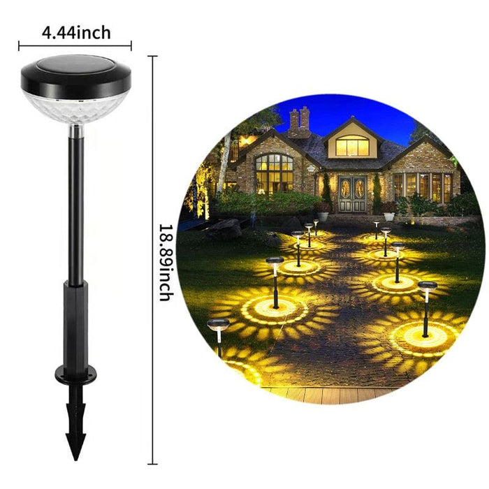 Solar RGB Pathway Lights with Optional Warm Glow - Durable & Eco-Friendly Design