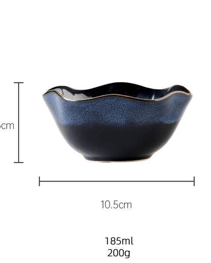 Sophisticated Japanese Lotus Leaf Ceramic Dining Set for Exquisite Table Styling