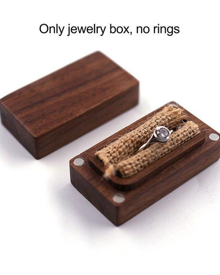 Vintage-Inspired Travel Jewelry Box with Ring Holder - Elegant Storage for Special Occasions