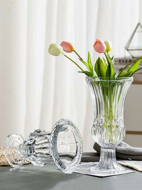 Elegant Crystal Glass Vase Collection for Opulent Home Décor