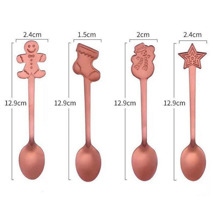 Joyful Holiday Spoon Set for Festive Dining