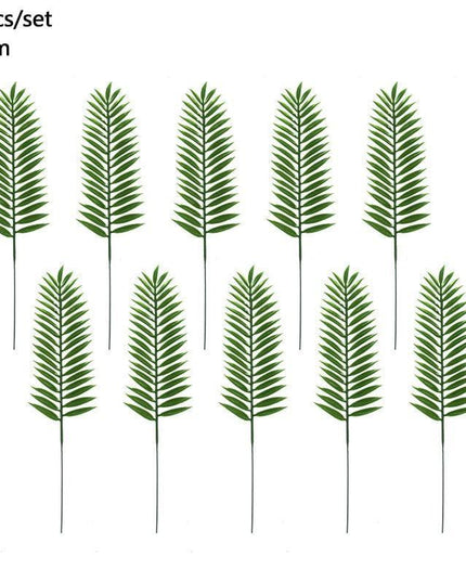 Luxurious Tropical Oasis: Premium Faux Palm Leaves for Upscale Home Decor