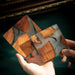 Japanese Elegance Unveiled: Artisan Wooden Tea Coasters Set - 6 Distinct Pieces