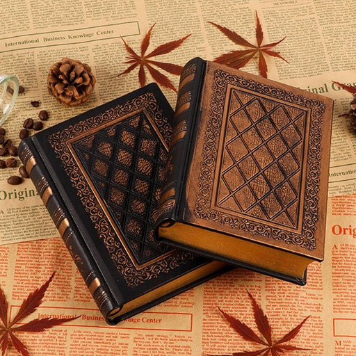 European Retro Design Handcrafted PU Leather Diary Journal
