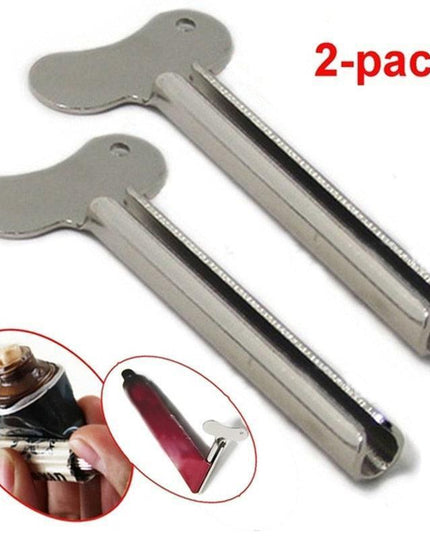 Innovative Stainless Steel Toothpaste Squeezer Duo