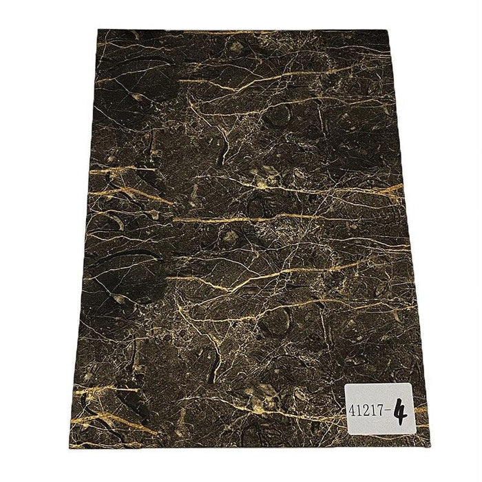 Marble Vinyl Contact Paper with Leather Fabric - Waterproof and Luxurious