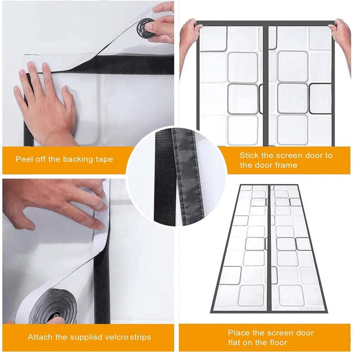 Ultimate Bug-Free Comfort Magnetic Insulation Door Screen