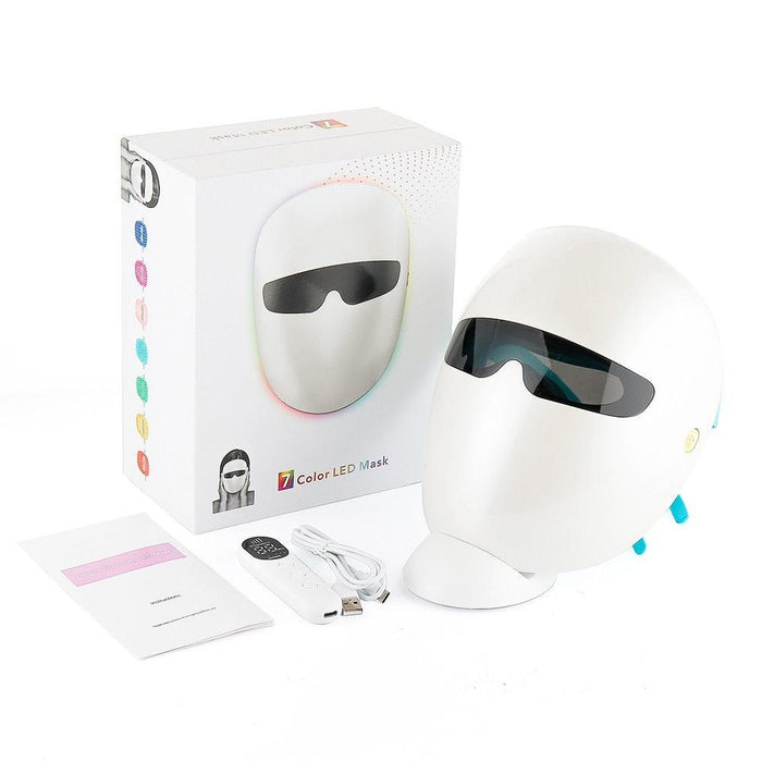 7 Spectrum LED Light Therapy Mask for Skin Rejuvenation and Wrinkle Reduction