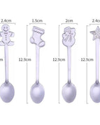 4pcs spoon silver