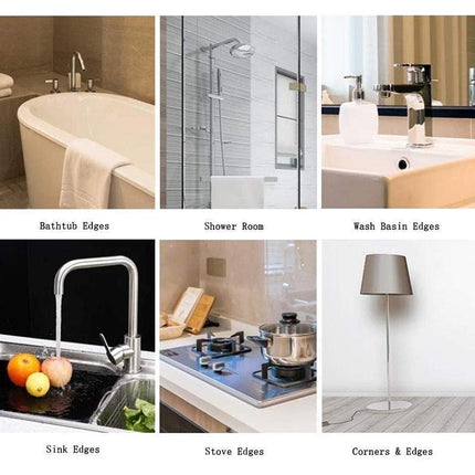 Sustainable Waterproof Kitchen Sink Decal Kit with Reusable Stickers