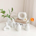 Artistic Abstract Ceramic Vase for Contemporary Dried Floral Arrangements
