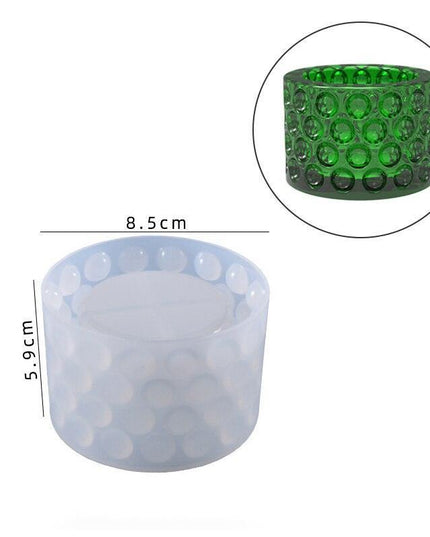 Silicone Mold Kit for Creative Candle Jars and Flower Planters