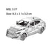 3D Metal Racing Vehicle Model Kit for Creative Teens and Adults