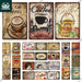 Vintage Coffee House Metal Sign - Retro Decor for Home and Gifting