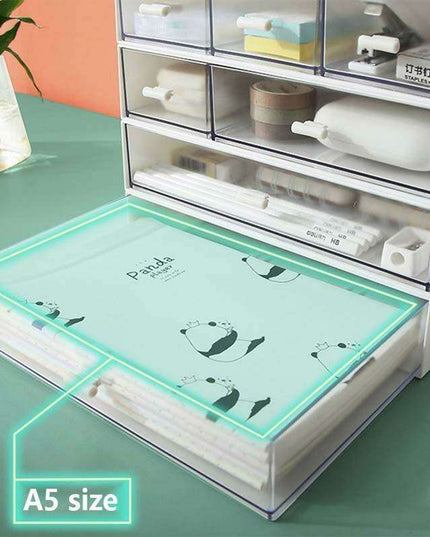 Sleek Stackable White Plastic Desk Organizer for Ultimate Workspace Efficiency