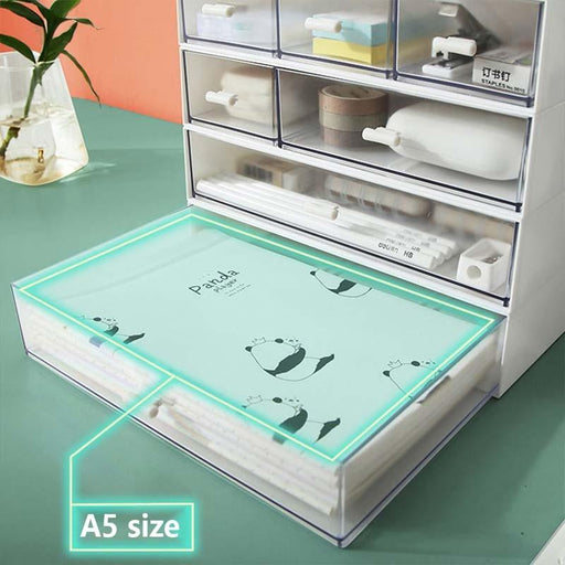 Compact Plastic Folding Drawer Organizer for Home and Office Storage
