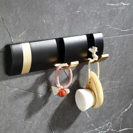 Compact and Stylish Towel Hook Organizer for Enhanced Home Storage