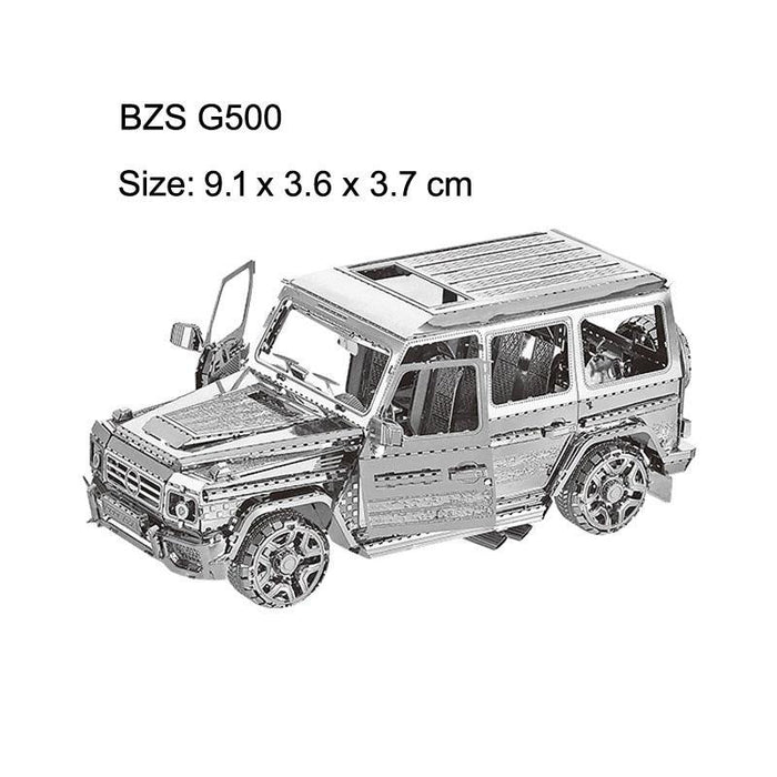 3D Metal Racing Vehicle Model Kit for Creative Teens and Adults