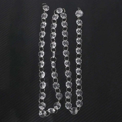 Radiant Diamond Sparkle Acrylic Bead Room Divider for Elegant Home Decor