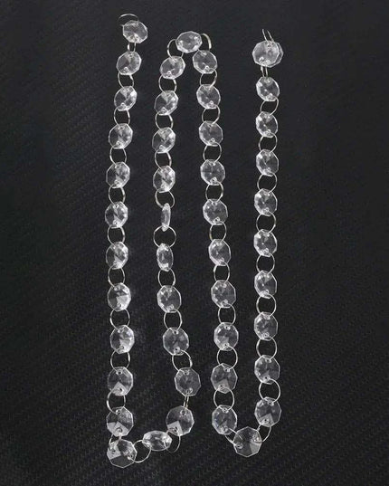 Radiant Diamond Sparkle Acrylic Bead Room Divider for Elegant Home Decor