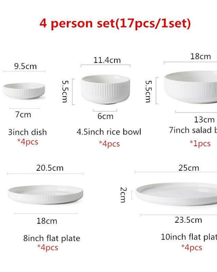 Sleek Japanese-Inspired Matte Glaze Dinnerware Set for Sophisticated Dining