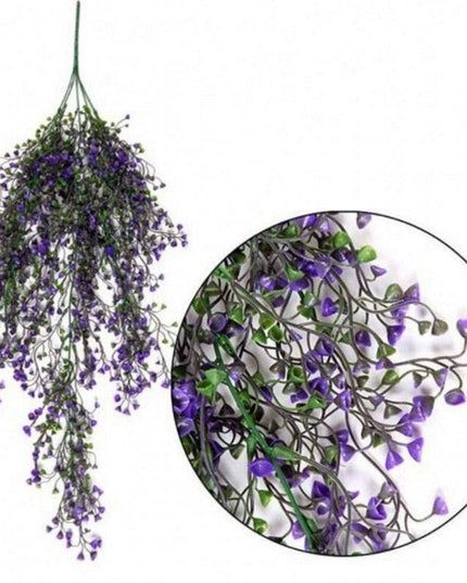Lifelike Hanging Floral Arrangement for Home and Garden Decor