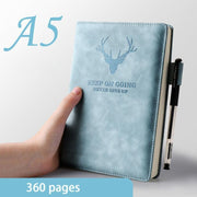 Luxurious A5 Leather-bound Journal: 200 Pages for Creative Expression