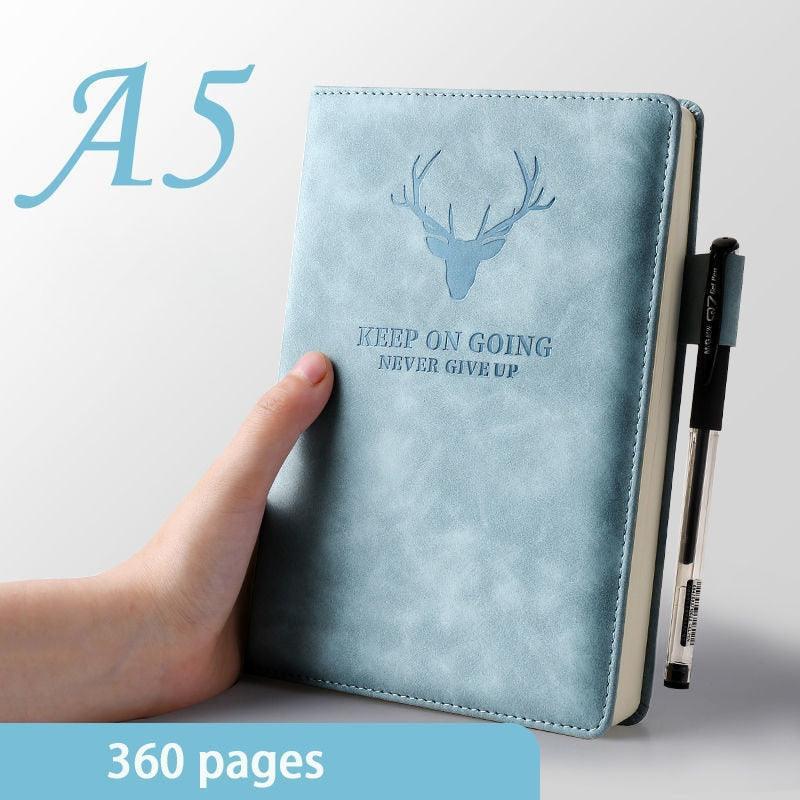 Luxurious A5 Leather-bound Journal: 200 Pages for Creative Expression
