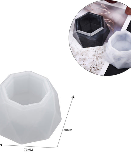 Silicone Mold Kit for Creative Candle Jars and Flower Planters