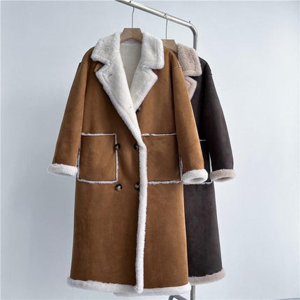 Luxurious Lamb Fur Elegance: The Ultimate Winter Coat for Style Enthusiasts