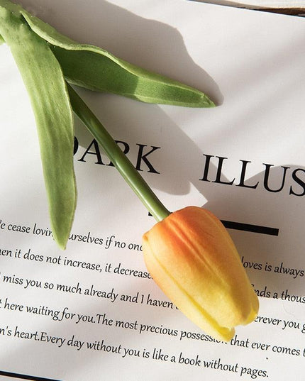 Lifelike 31-Piece Artificial Tulip Arrangement - Colorful Floral Centerpiece