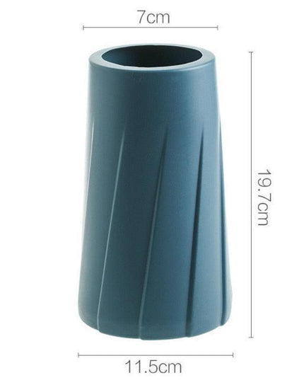 Nordic Elegance: Premium White Plastic Vase for Stylish Home Decor