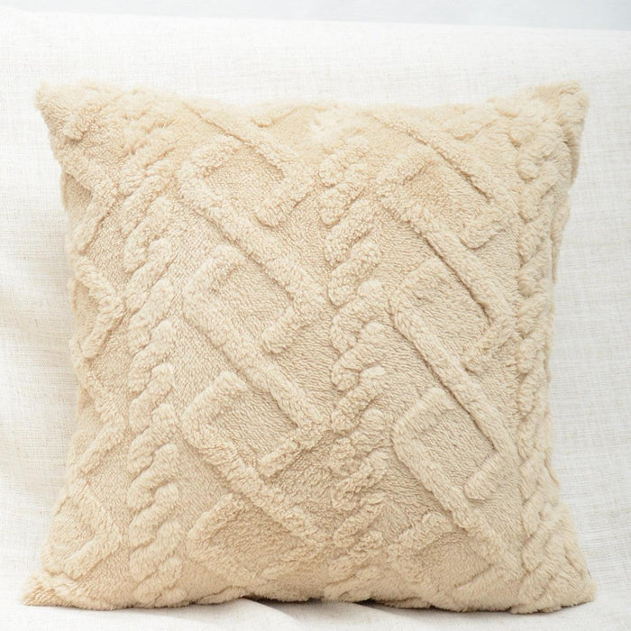 Cozy Winter Elegance Plush Fleece Pillow Set