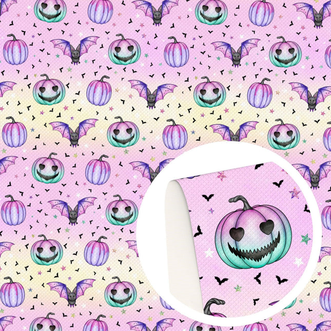 Halloween-Themed Leather Craft Sheets - Ghost & Pumpkin Designs for DIY Projects