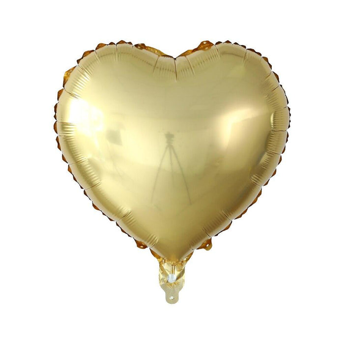 Rose Gold Heart Shaped Foil Balloons Set - Perfect for Special Occasions
