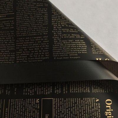 Elegant Floral Lettering Gift Wrap Set for Mother's Day: 20 Waterproof Sheets